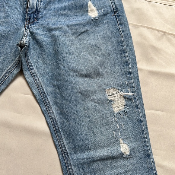 Abercrombie Blue Distressed Skinny Jeans - Picture 6 of 14